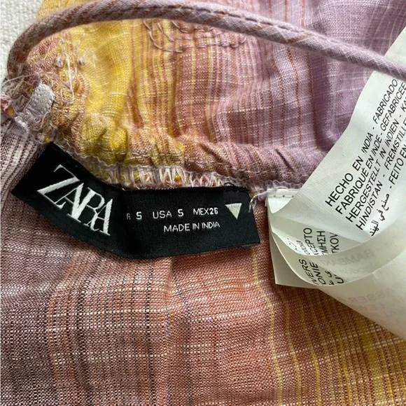 Zara Beaded Halter Top Sz Small - Picture 8 of 9